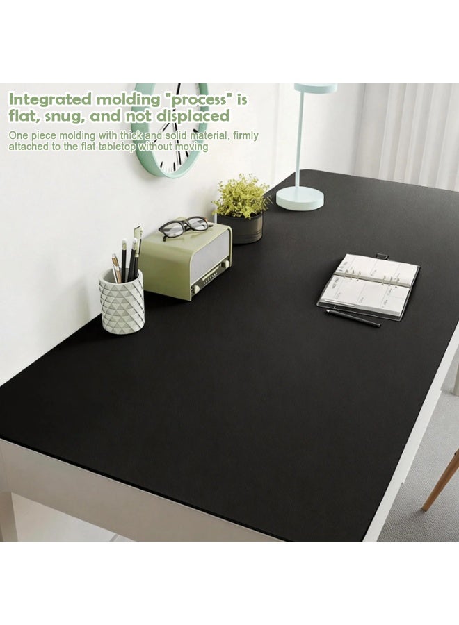 المضادة للانزلاق للماء بو الجلود سطح المكتب وسادة واقية ، تنطبق على الماوس ، مكتب ، مكتب ، المنزل ، كمبيوتر محمول الحبر امتصاص ، 40cm * 120cm ، أسود - Image 4